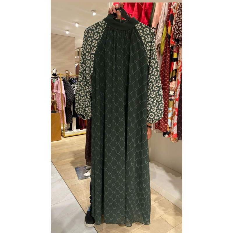 Vivi zubedi VZ monogram lineage dress olive