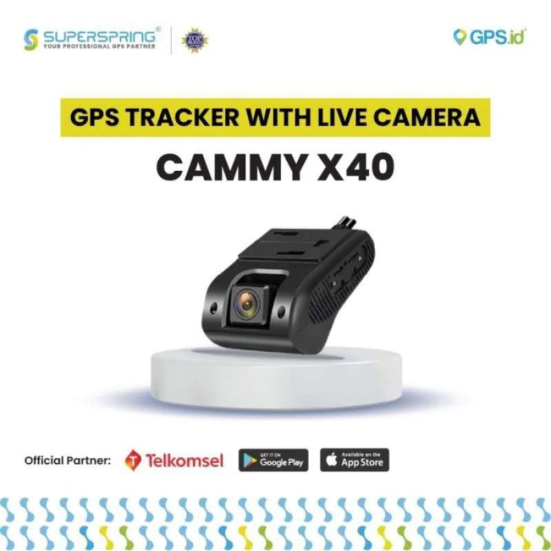 GPS Tracker Cammy X40 SuperSpring / GPS Dashcam / Online Dashcam GPS