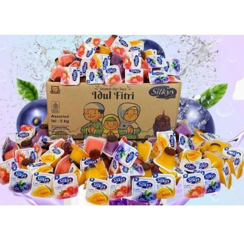 

silky puding 2 lapis 1 kg