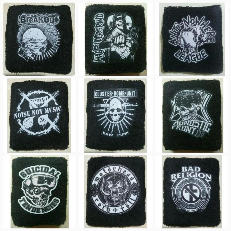 Handband/Deker/Handband Punk/Deker sablon DTF