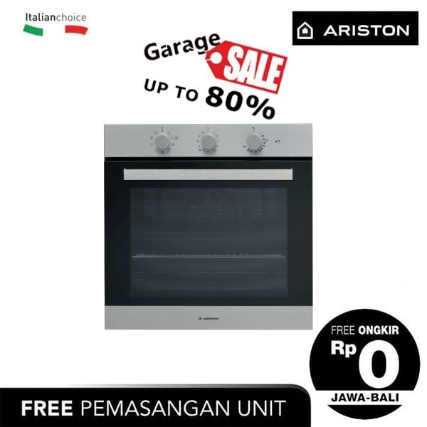 ARISTON Oven Tanam Elektrik 60 Cm FA3834HIXAAUS, 71 Liter - Ex. Display