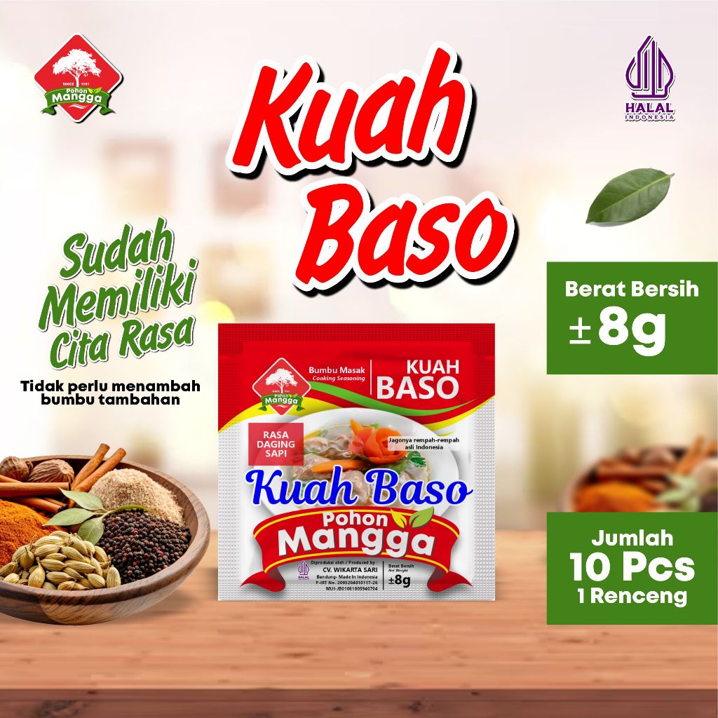 

CAP POHON MANGGA BUMBU MASAK KUAH BASO 8gr