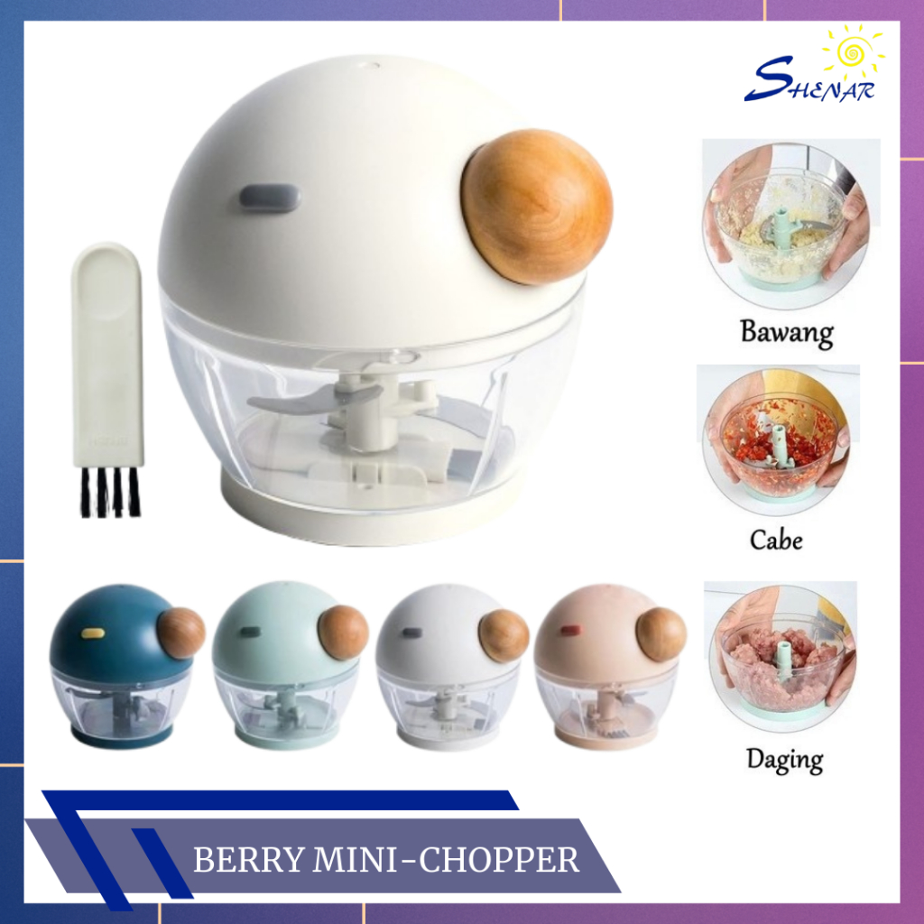 Berrymini Chopper  - Food Chopper Manual / Chopper Estetik / Japanese Chopper / Manual Chopper / Ala