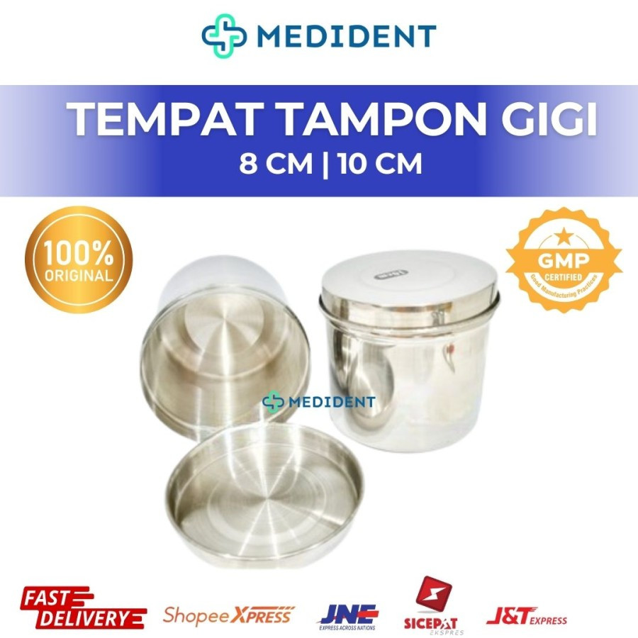 Tempat Tampon Gigi / Autoclaveable Tempat Tampon / Tempat Tampon Steril / Tampon Gigi / Kotak Tampon