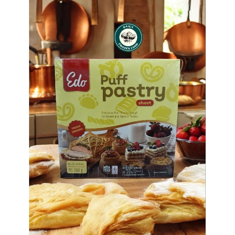 

Edo Puff Pastry Sheet 750gr / Edo / Puff Pastry