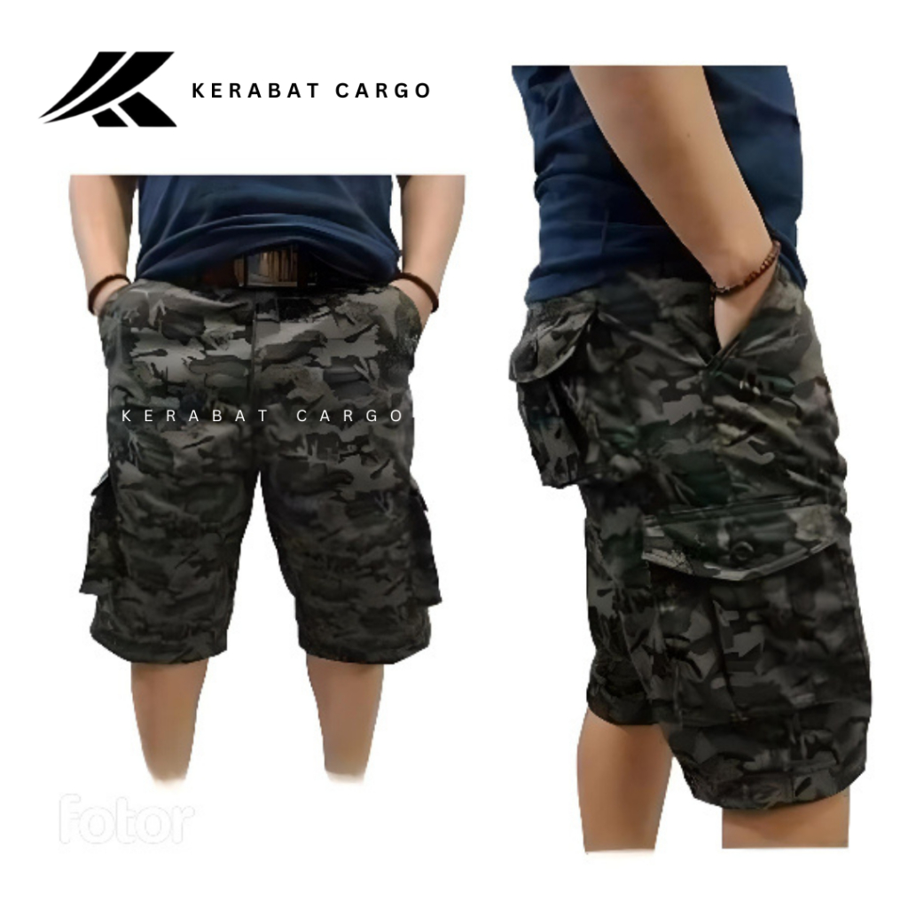 Celana Cargo Pria Loreng / Celana Pendek Loreng / Celana Cargo Loreng Pria / Celana Pendek Cargo