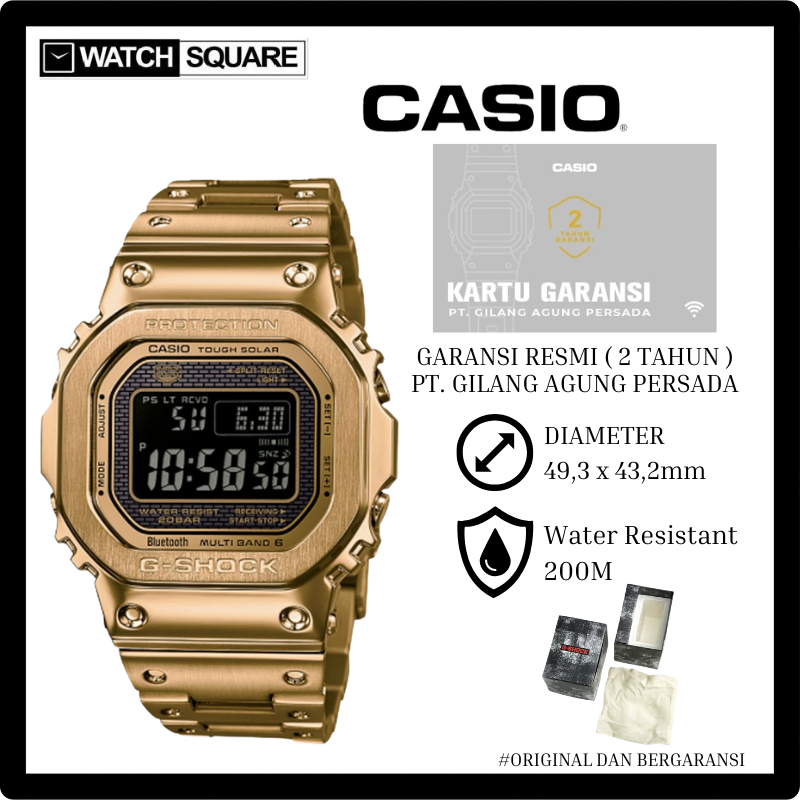 Jam tangan pria Casio GSHOCK GMW-B5000GD-9DR