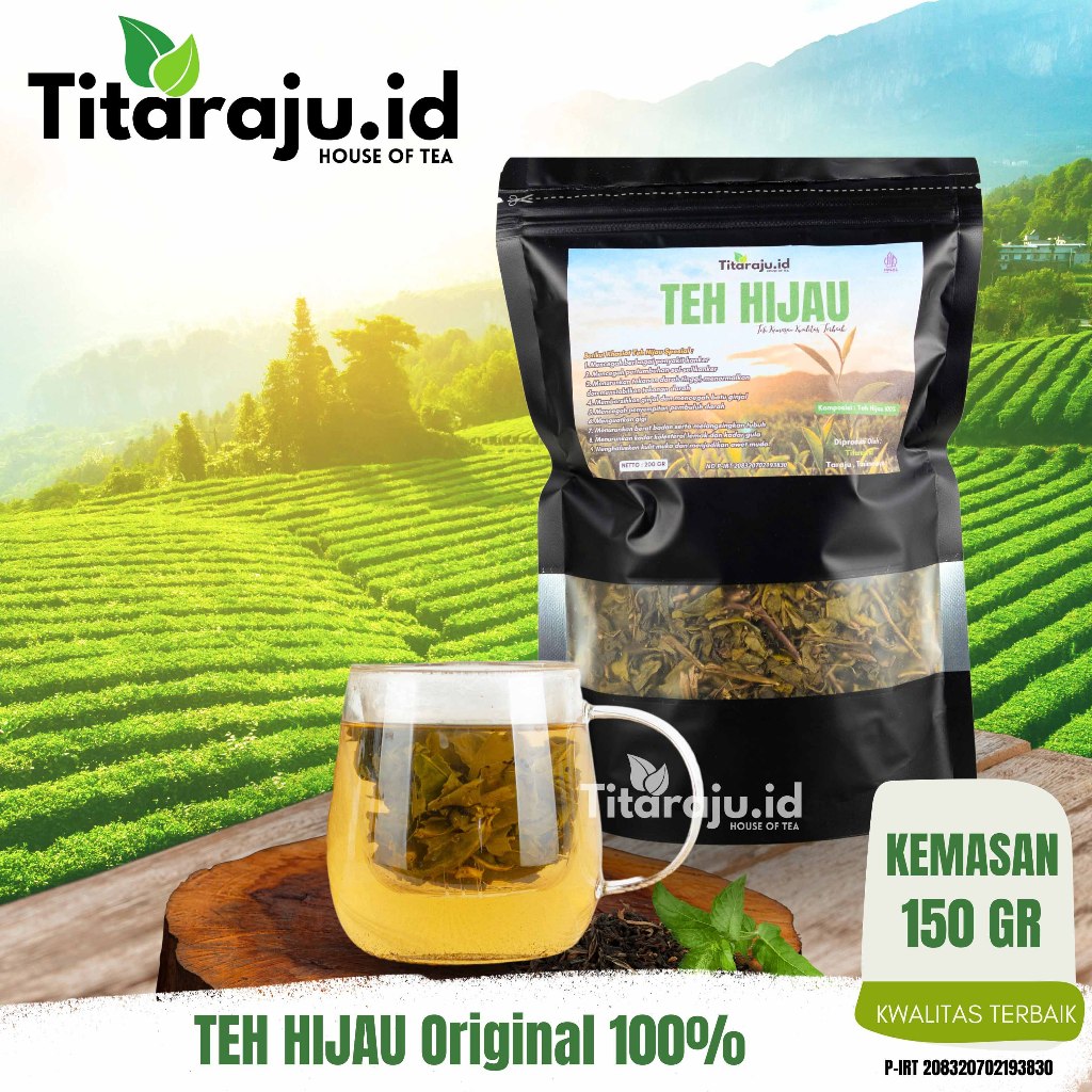 

Teh Hijau Taraju Green Tea 250 Gram TITARAJU.ID