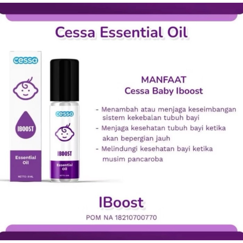 Cessa Baby Iboost / Rol On / Menjaga Kekebalan Tubuh Bayi