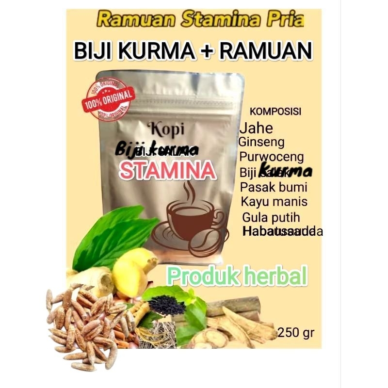 

KOPI BIJI KURMA STAMINA PRIA 250 gr