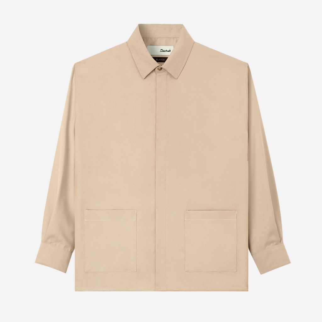DUHA Baju Koko Lengan Panjang - Hamz - Khaki