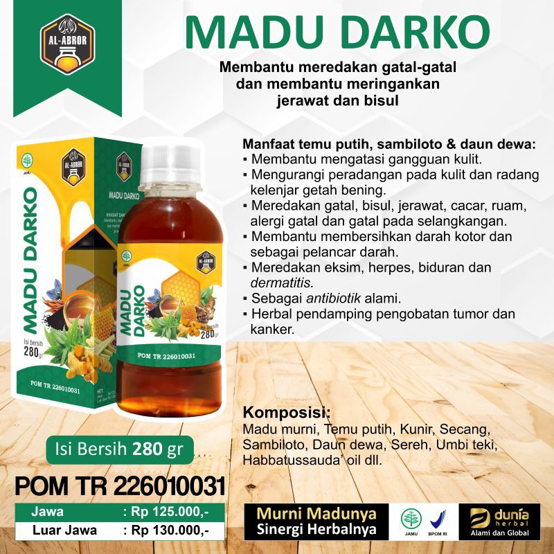 

MADU DARKO EFEKTIF ATASI GANGUAN KULIT