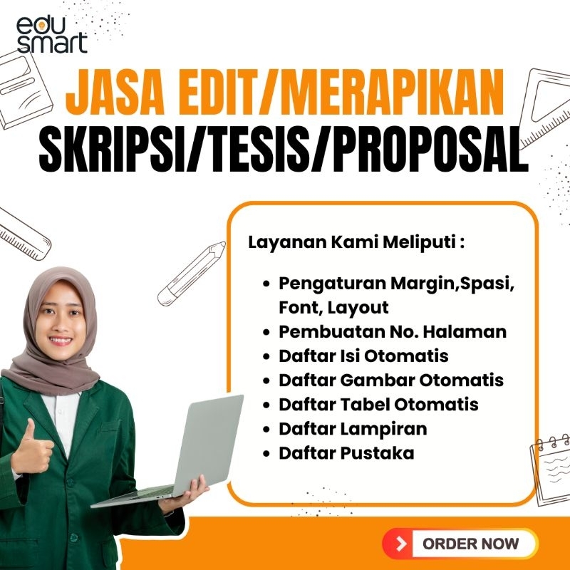 Layanan Edit & Merapikan Skripsi, Tesis, Proposal