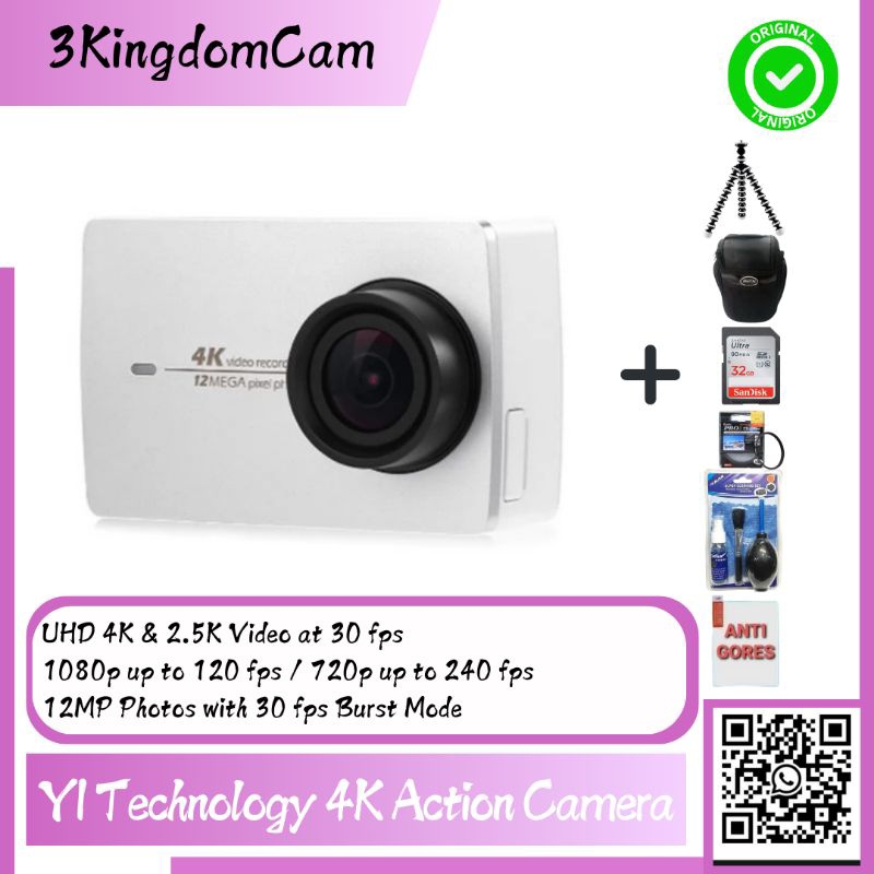 YI Technology 4K Action Camera (Like New)