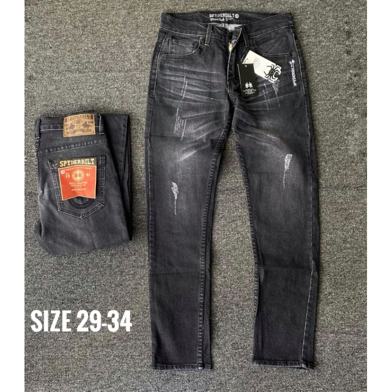 Celana Jeans Panjang Cowok Spyderbilt Premium