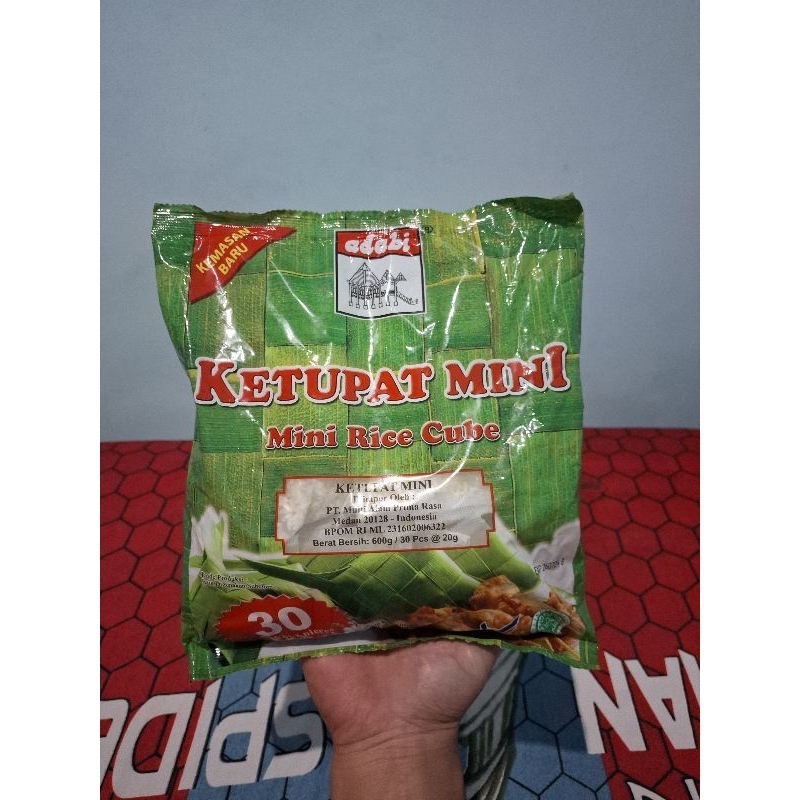 

KETUPAT MINI ADABI 1PACK ISI 30x20GR