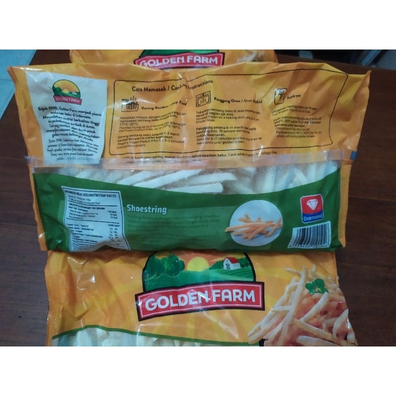 

kentang froozen Golden Farm 1 kg