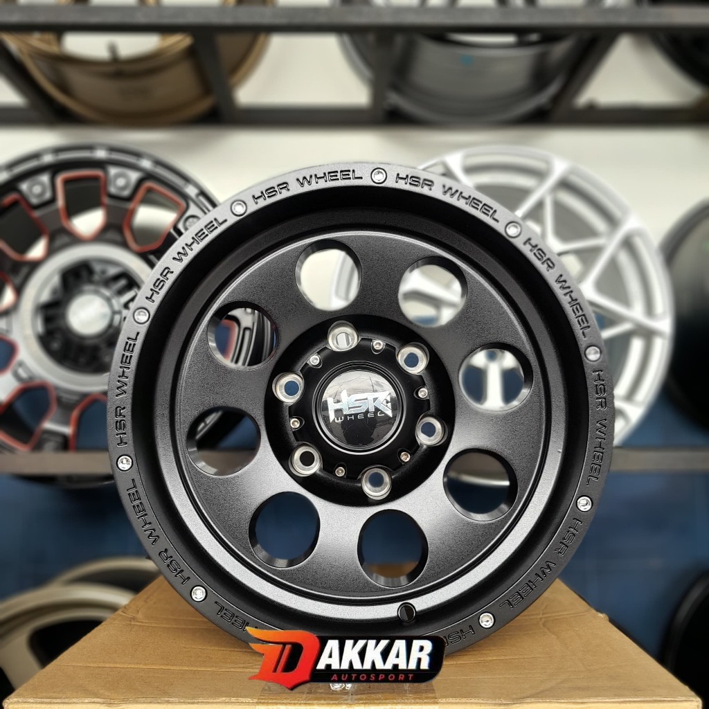 velg mobil offroad ring 15 hsr duffy hole 6x139,7 for hilux triton hardtop