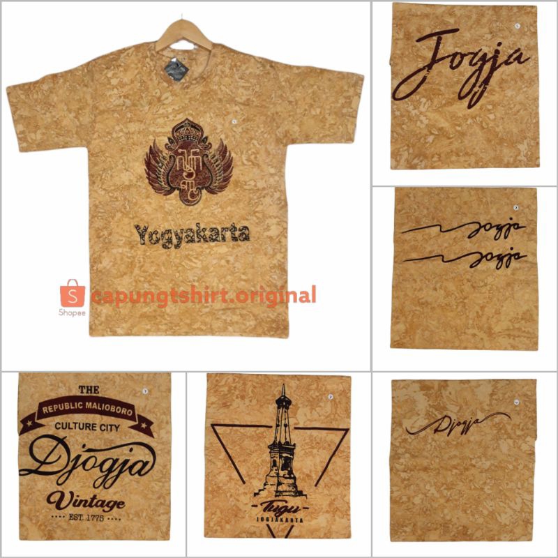KAOS JOGJA BATIK CAPUNG TSHIRT KHAS JOGJA
