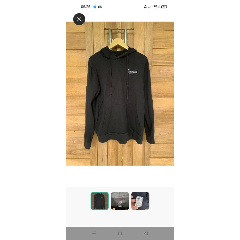 Hoodie Converse Second Original