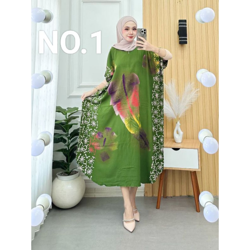 Daster Turun Harga DASTER LOWO CAP Ld 140 cm PB 120 cm Bahan rayon tebalDaster Kekinian Terbaru Dast