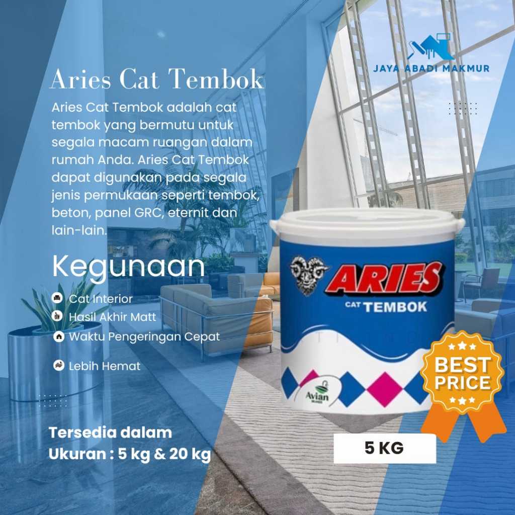 Avian Brands Aries Cat Tembok 5 kg / Cat Tembok Interior