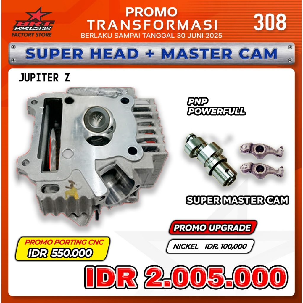 Brt Super Head + Master Cam Jupiter Z