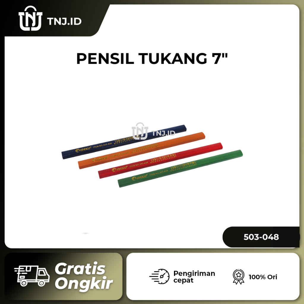 

Pensil Tukang 7" Pensil Proyek Bangunan Alat Pertukangan 100 pcs