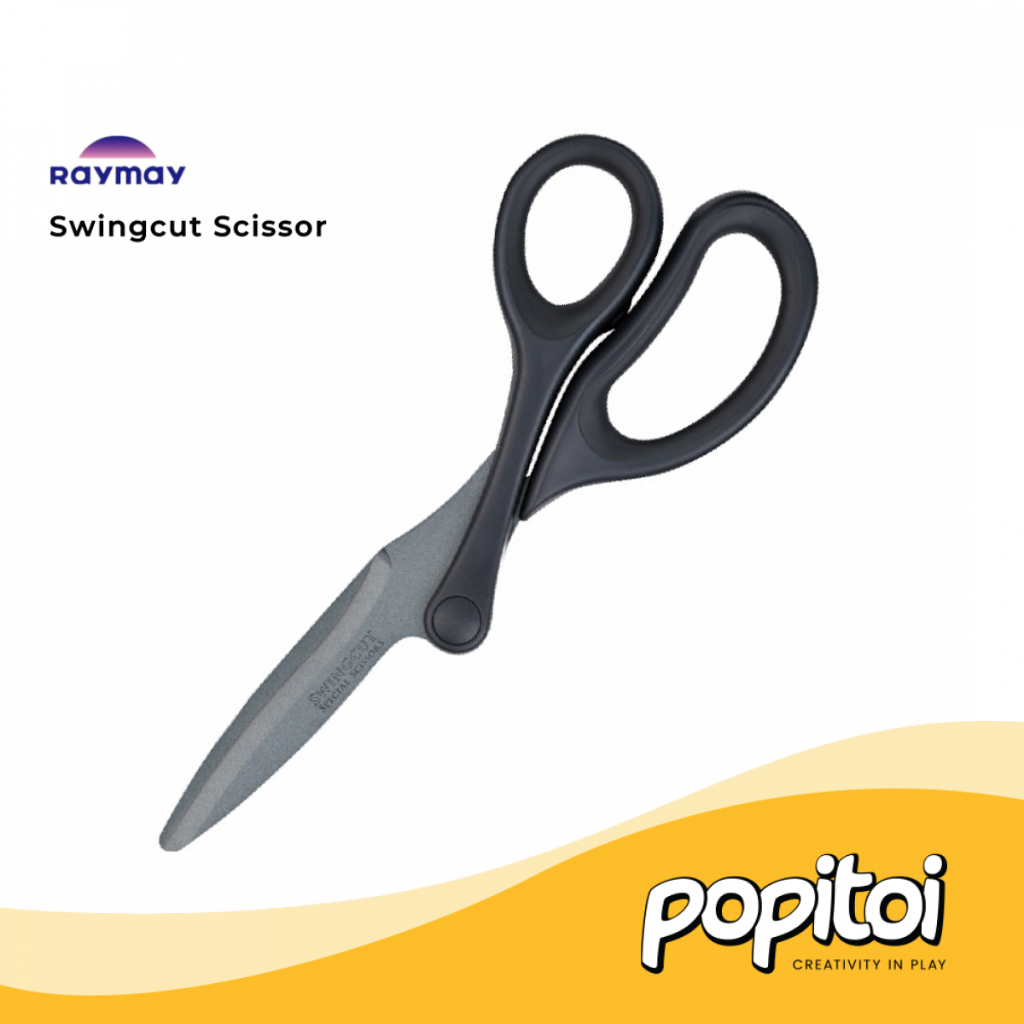 

Raymay Swing Cut Scissors Gunting Anti Lengket Unik Standard Fluorine Titanium Swingcut Fuji Fujii