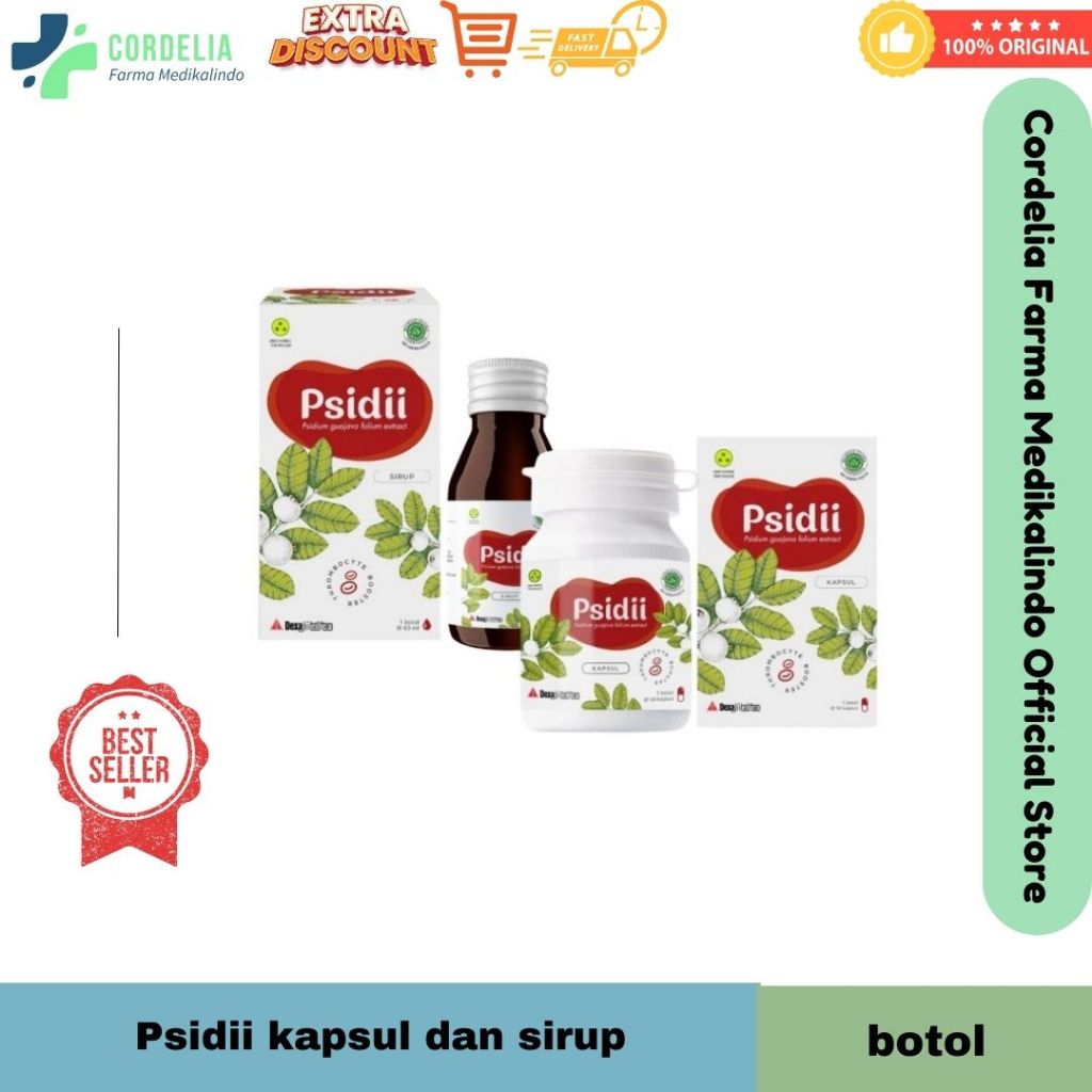 Psidii Kapsul dan Sirup