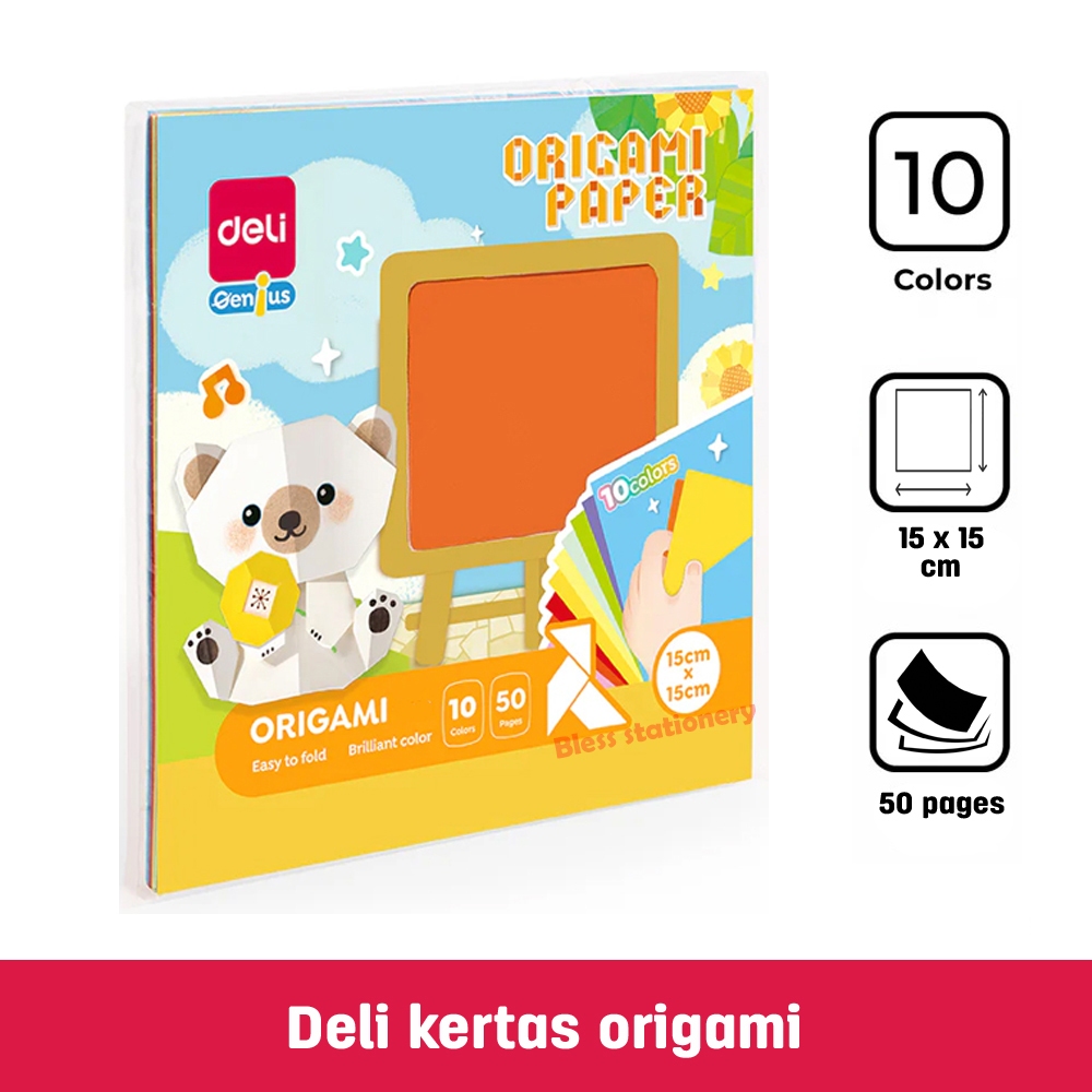 

Kertas origami DELI kertas lipat origami kertas warna kertas kerajinan tangan origami paper craft