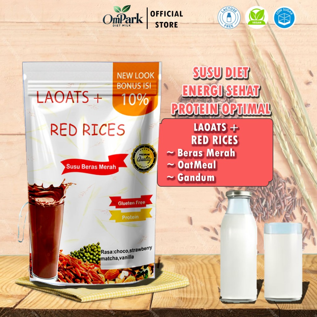 

Beras Merah Penurun Berat Badan Low Fat Milk Susu Bubuk Oat Milk Rendah Kalori Untuk Diet Laoats