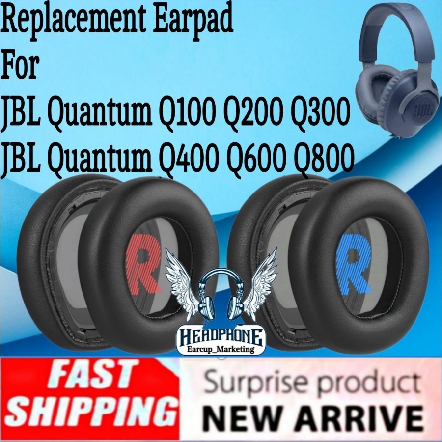 Earcup Earpad Busa Headphones JBL Quantum Q100 Q200 Q300 Q400 Q600 Q800 100 200 300 400 600 800