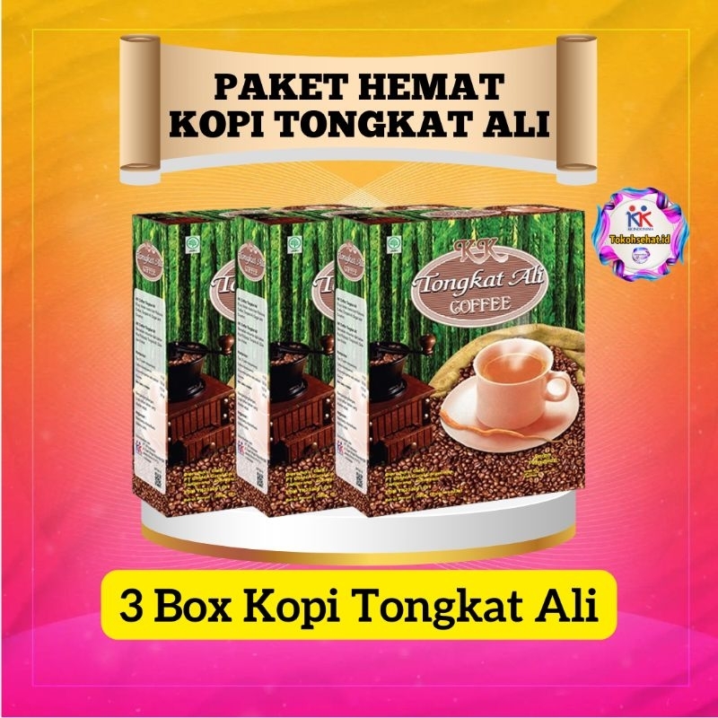 

KK COFFEE Tongkat Ali kopi tongkat ali Promo Hemat 3 Box minuman kopi kesehatan kk Indonesia