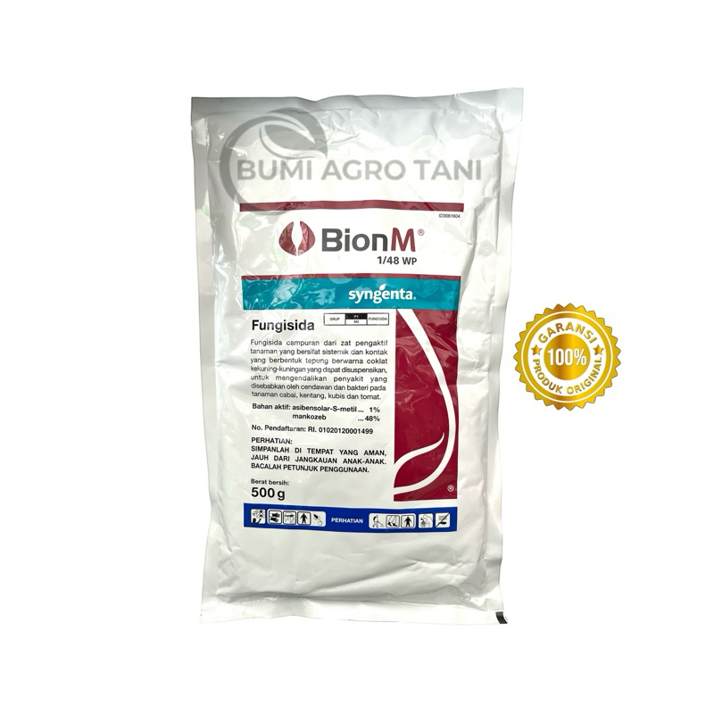 BION M 500GR  ORIGINAL ASLI 100% fungisida untuk busuk daun patek