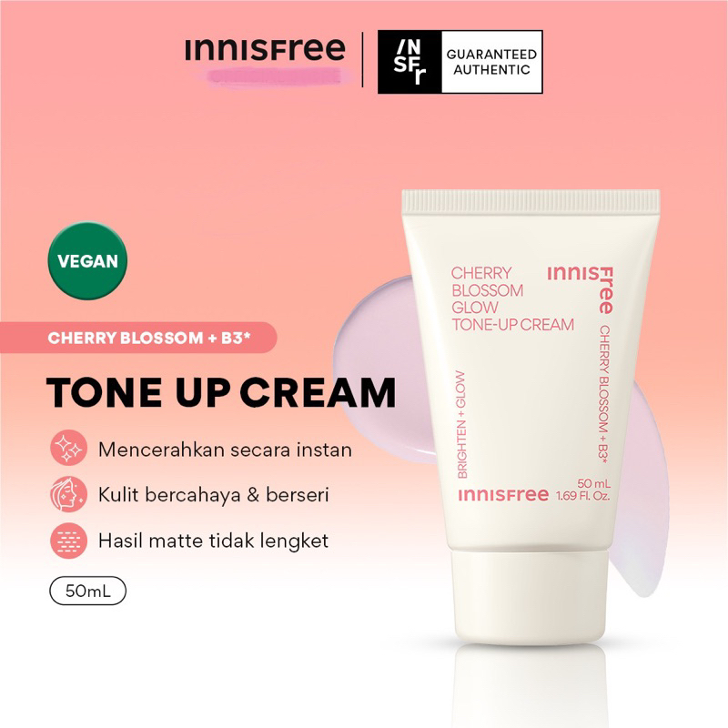 Preloved Innisfree Cherry Blossom Glow Tone-Up Cream