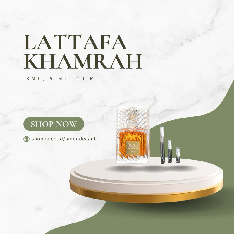 Decant Lattafa Khamrah