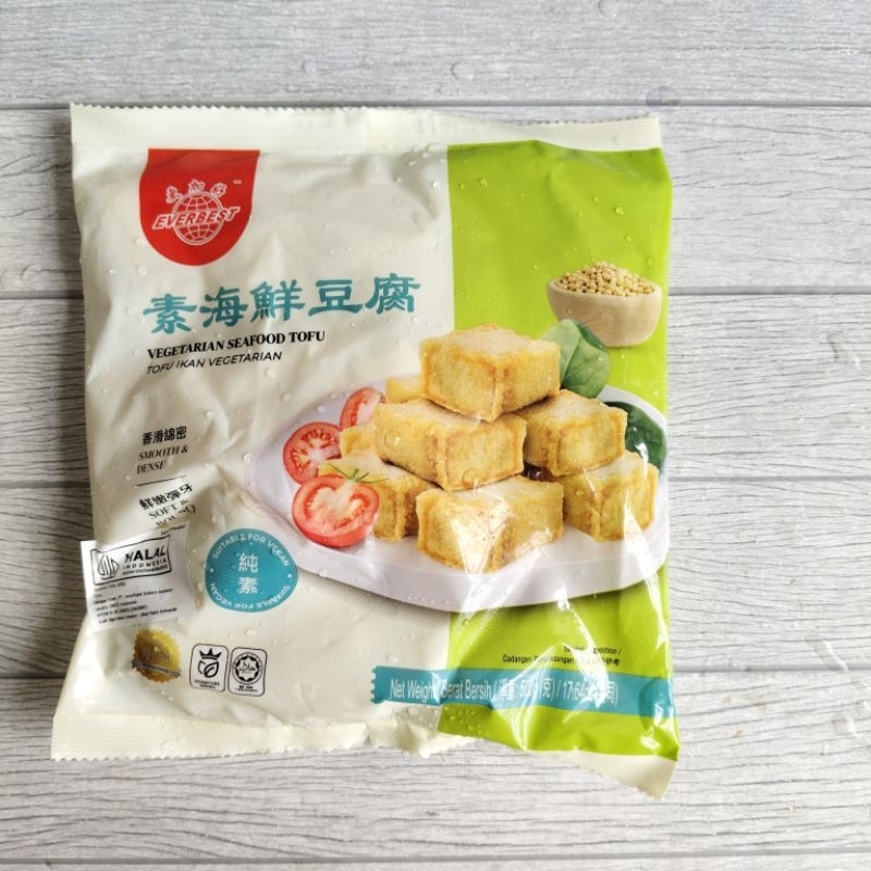 

Everbest Seafood Tofu 500gr BEKU Vegetarian Vegan