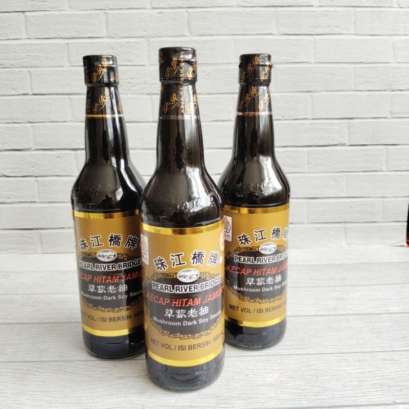 

Pearl River Bridge Mushroom Soy Sauce Kecap Jamur Vegetarian Vegan