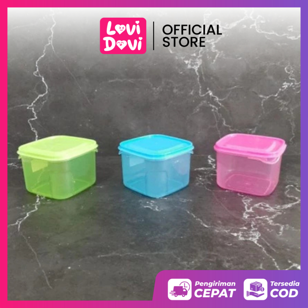 Toples Plastik Mini Serbaguna  500ml / Wadah Bumbu Multifungsi Sealware Kecil/ Toples Kue Foodgrade
