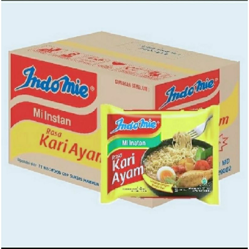 

indomie kari ayam karton