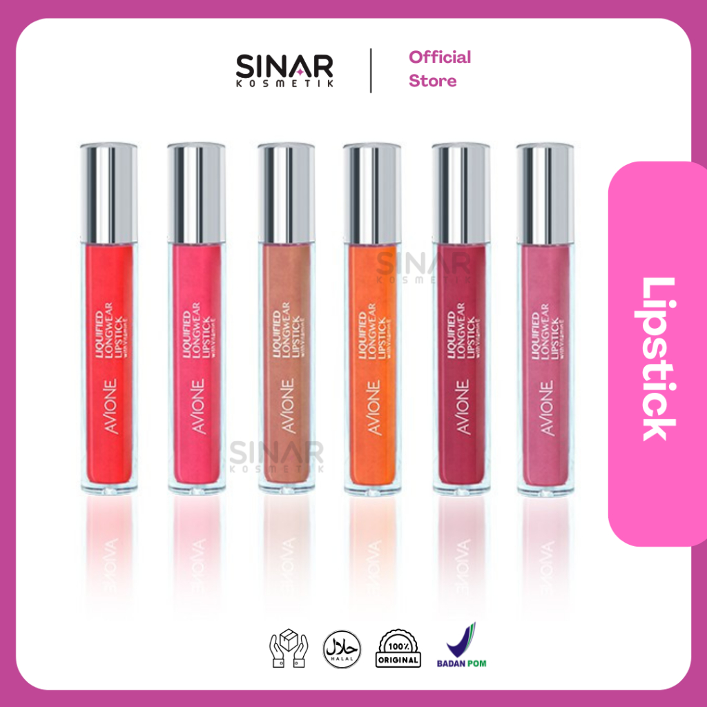 AVIONE Liquified Longwear Lipstik  (NEW SHADES)