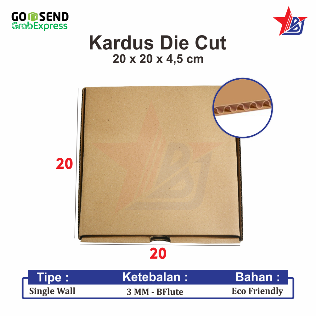 

Box/Diecut/Pizza/Jilbab/Brownis/Gift/Perhiasan/Emas/Skincare/Kado (Kardus Pizza 20 x 20 x 4.5 cm))