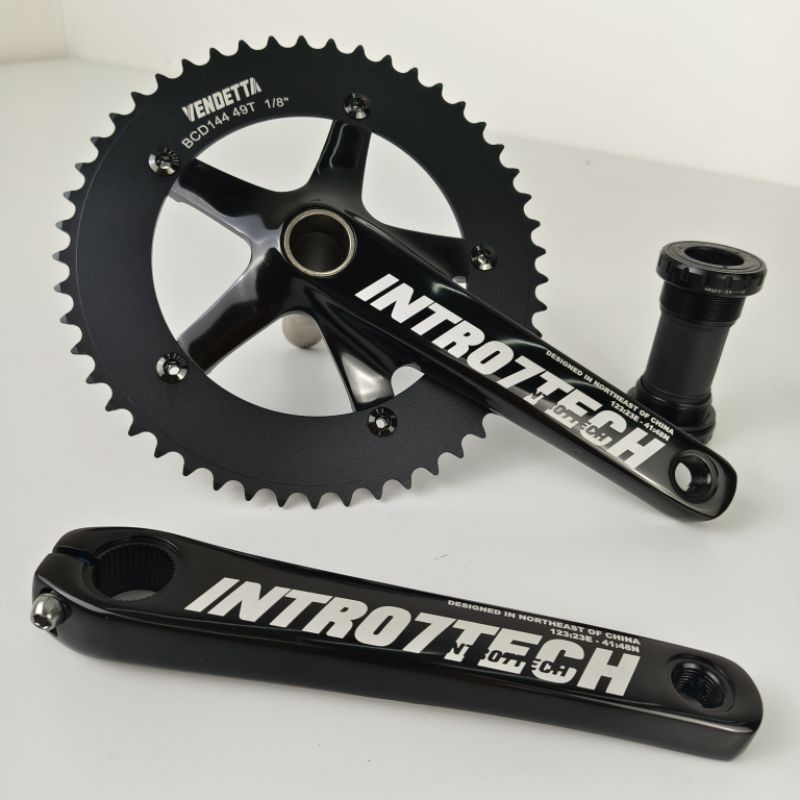 INTRO7 VENDETTA Hollowtech Fixie Crankset