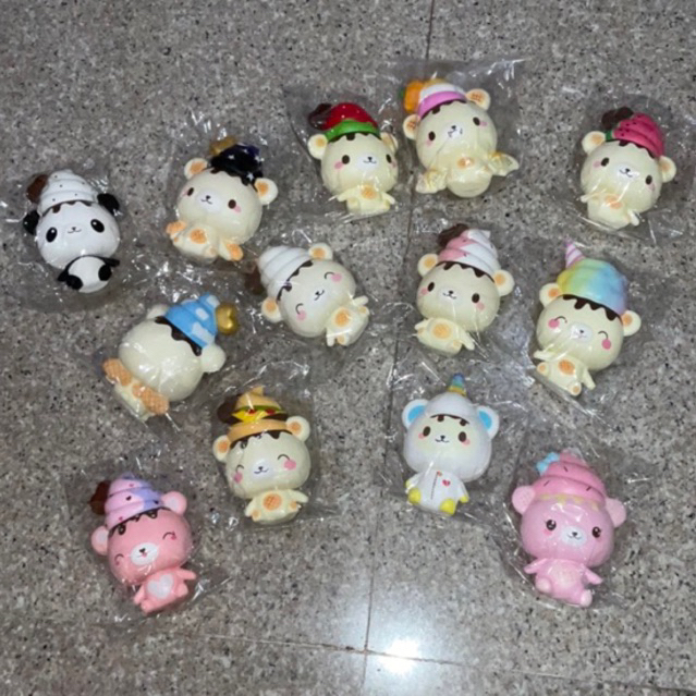 PRELOVED YUMMIBEAR CREAMIICANDY SQUISHY COLLECTION LICENSED RARE ITEM