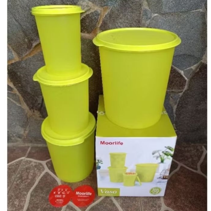Toples snack vaso canister moorlife eceran 1 pcs