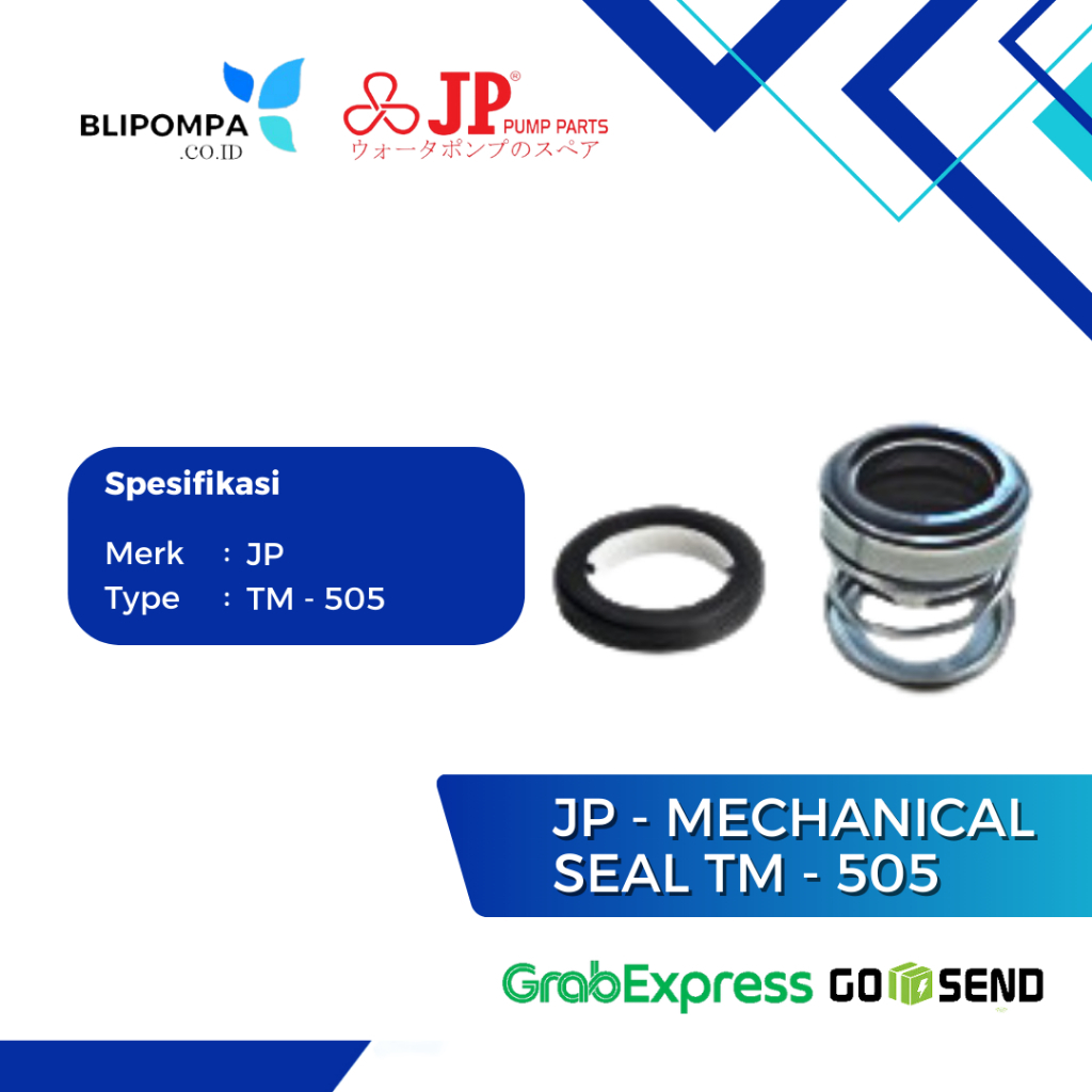 JP - MECHANICAL SEAL TM - 505 / Sparepart Pompa Air Mech Seal JP TM 505