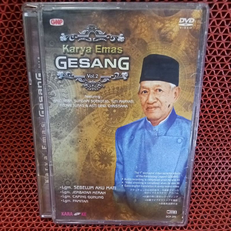 DVD KARAOKE...KARYA EMAS GESANG VOL2..100% ORIGINAL.