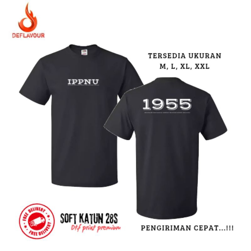 Kaos IPPNU Kaos Organisasi 1955 Kaos Combed T-shirt