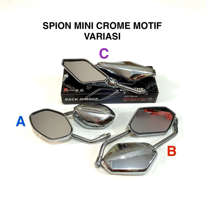 Spion Mini Variasi Motor Beat / Vario / Genio / Spacy / Supra / Mio / Xeon / Xride / Jupiter mx / Ve